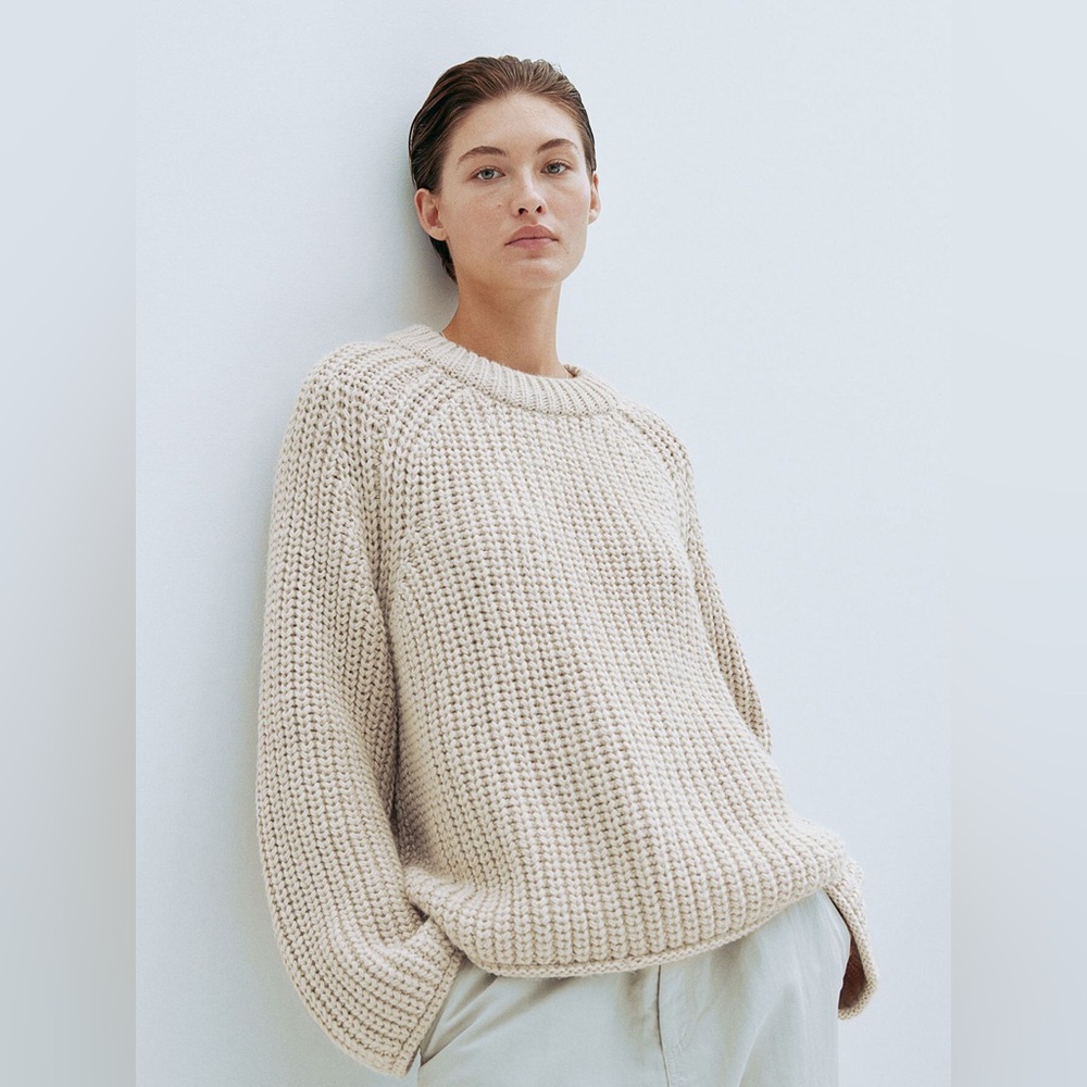 Cozy Cream Knit Sweater